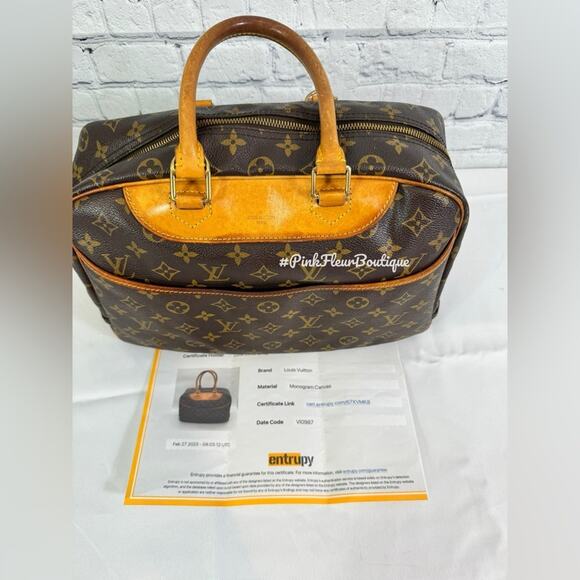 #AUTHENTIC LOUIS VUITTON Deauville Satchel - Picture 1 of 11